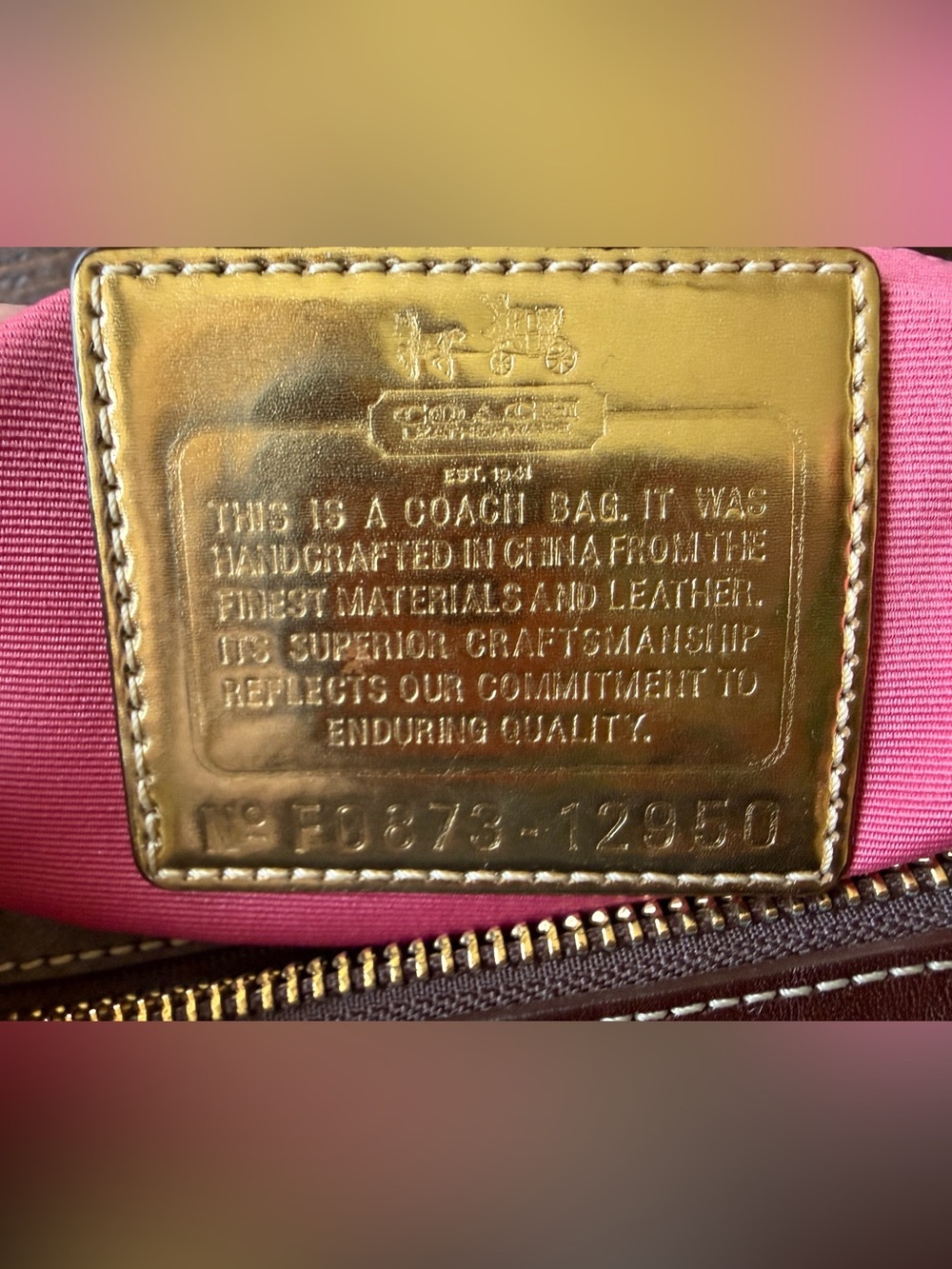Coach Madison Op Art small hobo shoulder bag - Picture 3 of 7